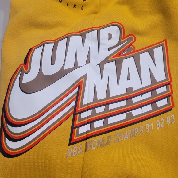 New Nike Air Jordan Jumpman Gold Joggers Sweatpants DC9608-781 - Picture 10 of 13